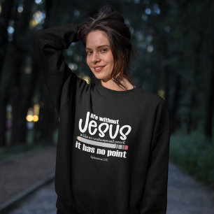 INGEN JESUS? INGEN PUNKT! Christian Quote Women's T Shirt