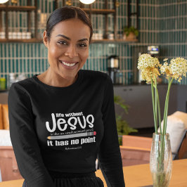 INGEN JESUS? INGEN PUNKT! Christian Quote Women's T Shirt