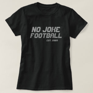 Ingen joke Football Throwback T Shirt