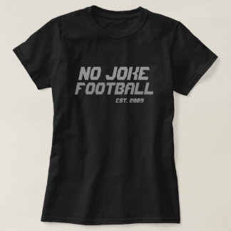 Ingen joke Football Throwback T Shirt