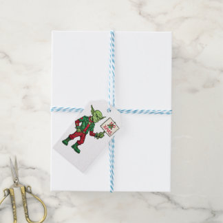 Ingen jul – Rebellisk utomjording stil Presentetikett