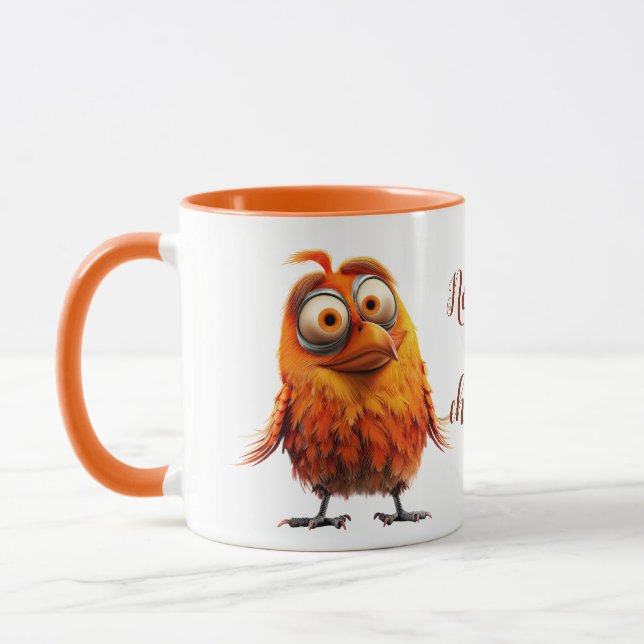 Ingen kaffe, ingen brun fågel Mugg (Vänster)