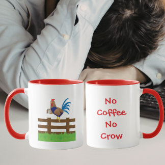 Ingen Kaffe Ingen Tupp Kråka Mugg