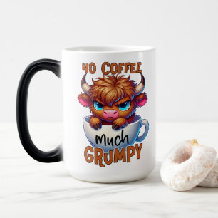 Ingen kaffe Mycket grinig Magisk Mugg