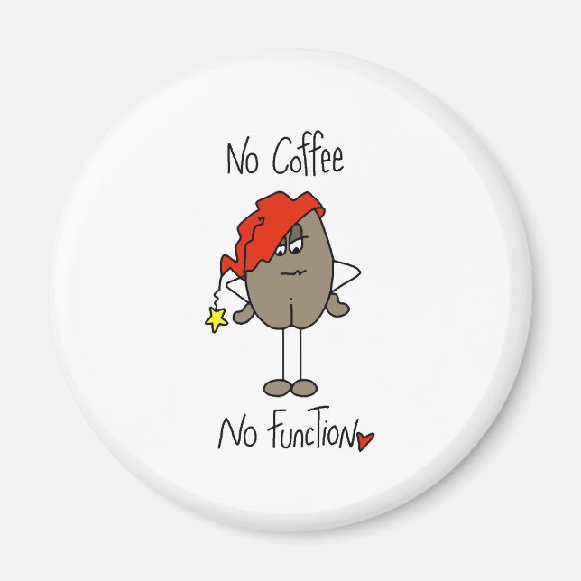 Ingen kaffefunktion magnet (Framsidan)