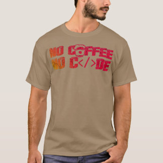 Ingen kaffekod t shirt