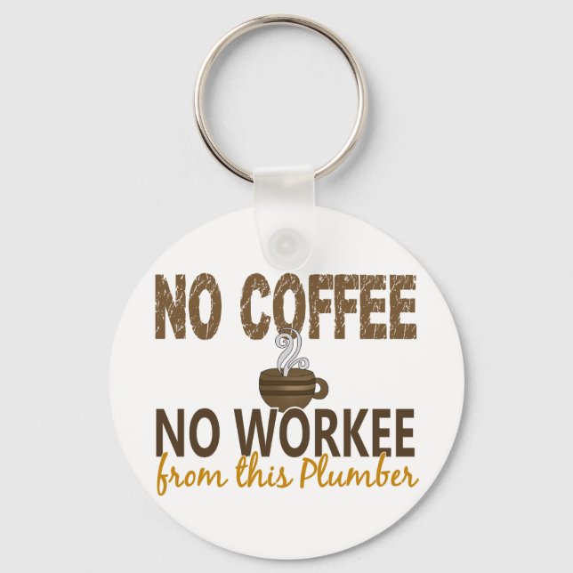 Ingen kaffeodlare nyckelring (Framsida)
