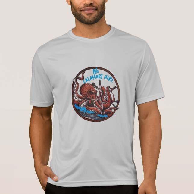 ingen kalamari här t shirt (Framsida)