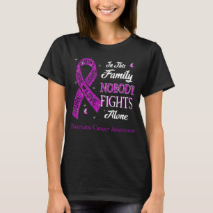 Ingen kämpar mot Ensam Medvetenhet om cancer i buk T Shirt
