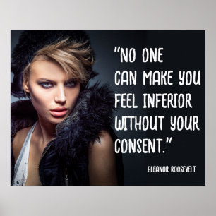 Ingen kan få dig att känna sämre positiva citat poster