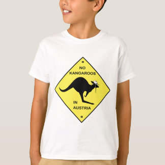 Ingen känguru i Österrike! Tee Shirt