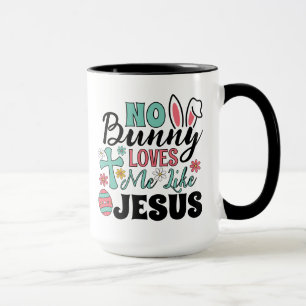 Ingen kanin älskar mig som Jesus kaffe Mugg