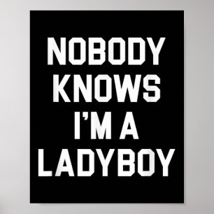 Ingen känner till Im A Ladyboy - Lusnye Ladyboy Poster