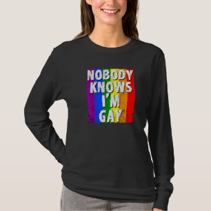 Ingen känner till Im Gay Lgbt Gay pride T Shirt