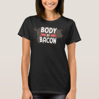 Ingen karbkropp efter Bacon Ketogen Diet T Shirt