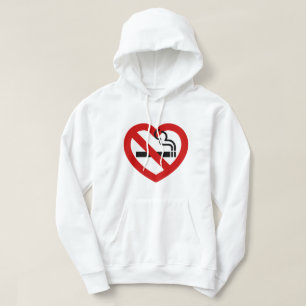 Ingen Kärlek för röksignatur Hoodie