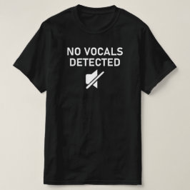 Ingen kartläggning av minsta Audio T Shirt