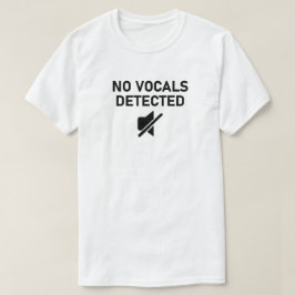Ingen kartläggning av minsta Audio T Shirt