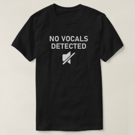 Ingen kartläggning av minsta Audio T Shirt