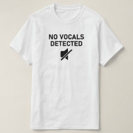 Ingen kartläggning av minsta Audio T Shirt