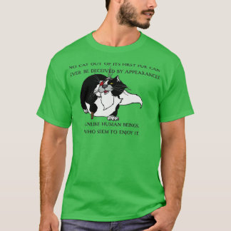 Ingen katt från sitt första Päls det sista ensilvr T Shirt