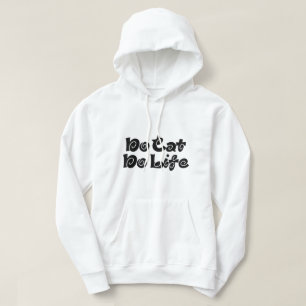 Ingen katt, inget liv hoodie