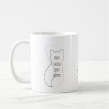 Ingen Katt Inget Liv Rolig Kattälskare Kaffe Mugg