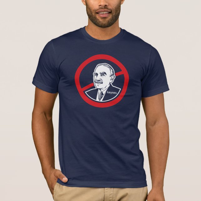 Ingen Keynes skjorta T-shirt (Framsida)