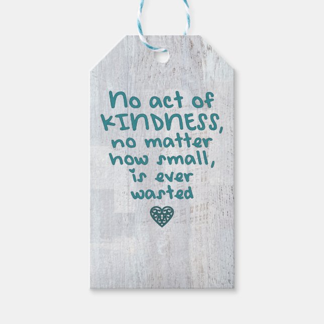Ingen Kindness-handling har Slösats Presentetikett (Framsidan)