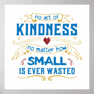 Ingen Kindness-lag Poster
