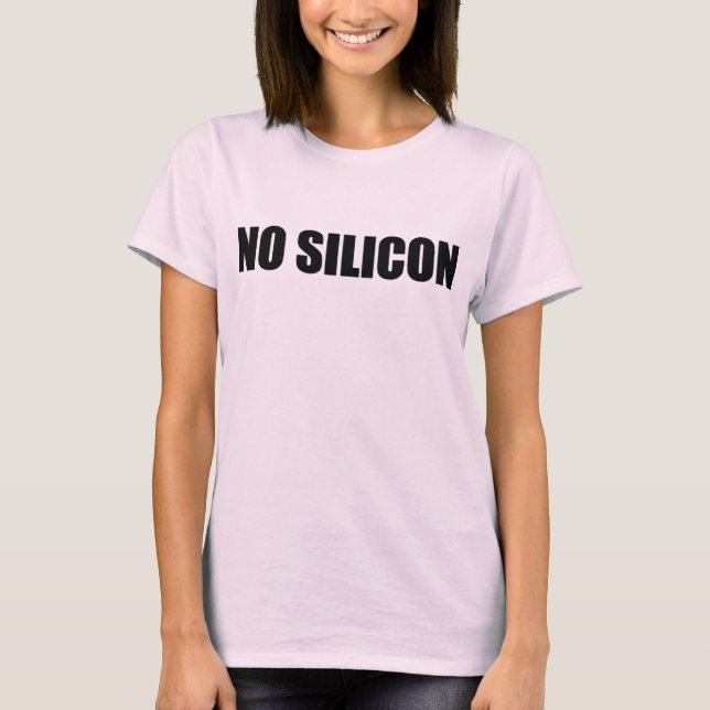 ingen kisel t-shirt (Framsida)