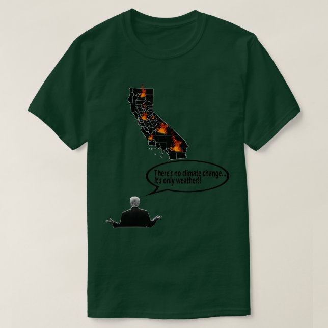 Ingen klimatförändring t shirt (Design framsida)