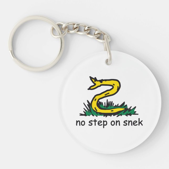 Ingen kliv på snek-mem Gadsden-parodi SnekRight (Framsidan)