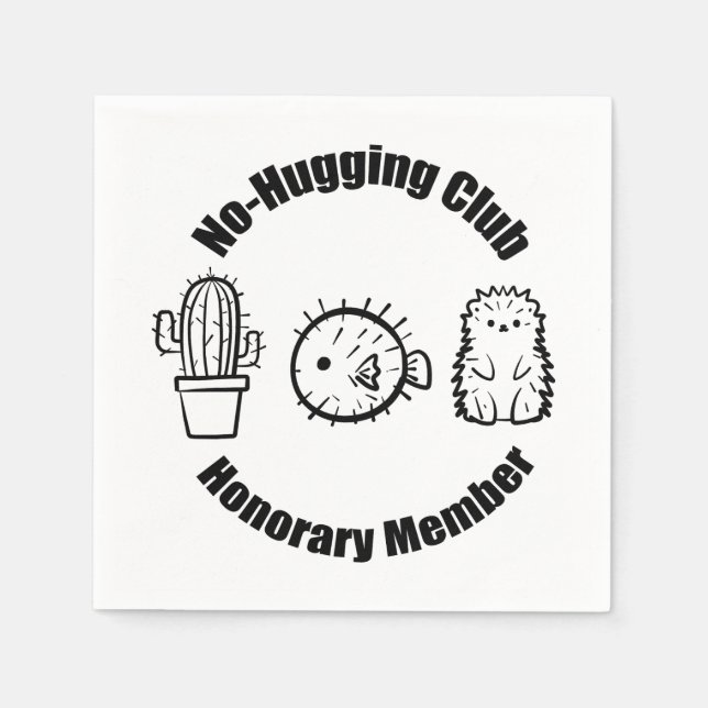 Ingen Klubb för hyckleri Pappersservett (Framsidan)