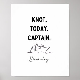 Ingen knut idag Kapten Cruise Outfit Berkeley Kali Poster