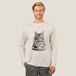 Ingen Koffein Ingen Förbarmande Katt Koffeelskare T Shirt
