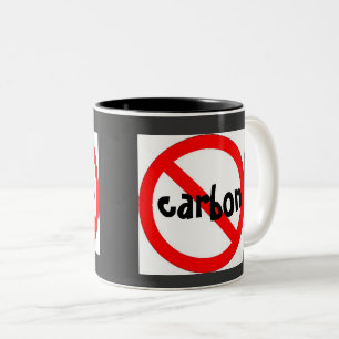 Ingen Koldioxid MUG Två-Tonad Mugg