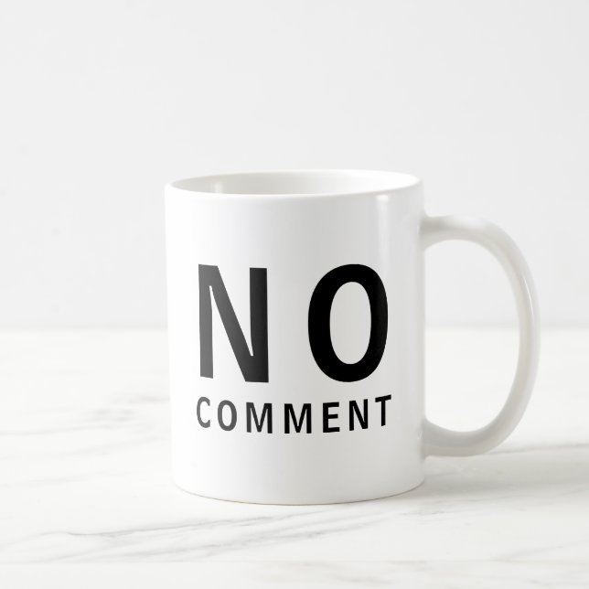 Ingen kommentar Cool Rollig T-Shirt Med Attityd Kaffemugg (Höger)