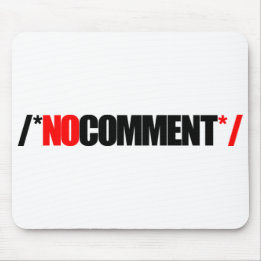 Ingen kommentarmus vadderar musmatta