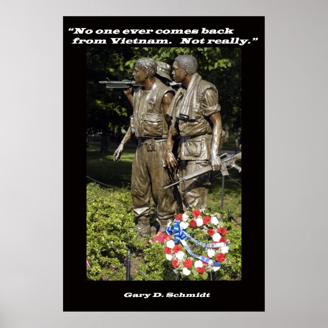 Ingen kommer någonsin tillbaka från Vietnam Poster (Framsidan)