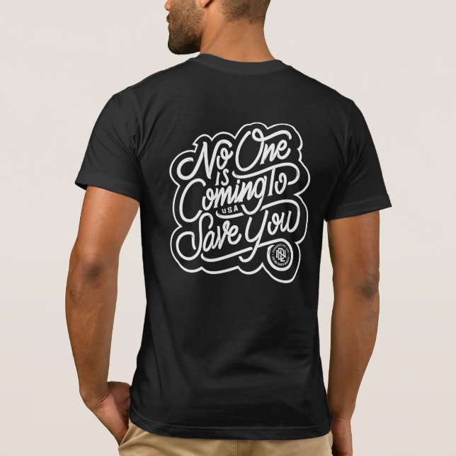 Ingen kommer till Sparan. T Shirt (Baksida)