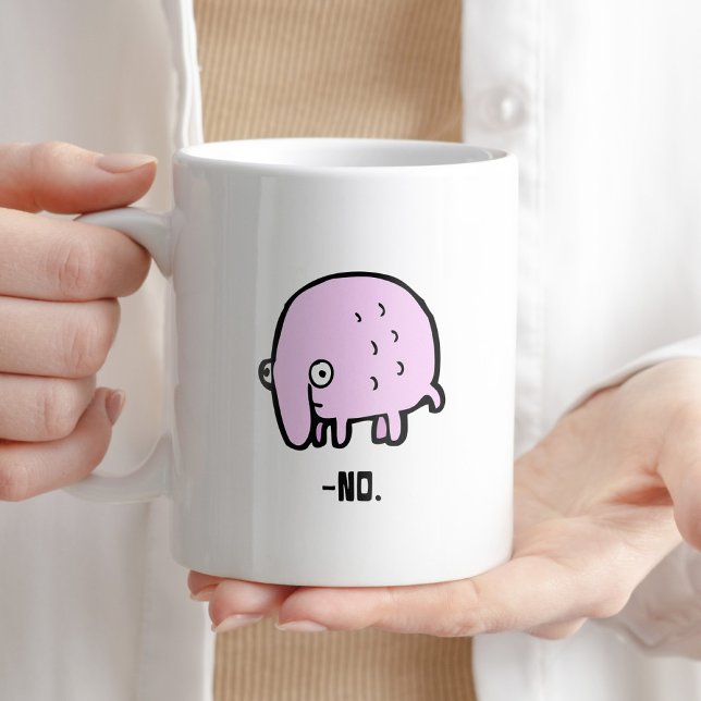 Ingen konstig Sarkastic Coffee Gift Sassy Witty Qu Kaffemugg (Skapare uppladdad)