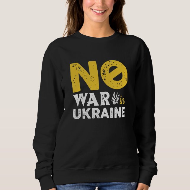 Ingen krig i Ukraina T Shirt (Framsida)