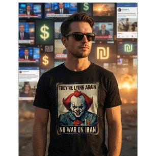 Ingen krig Iran T-shirt – falska nyheter propagand