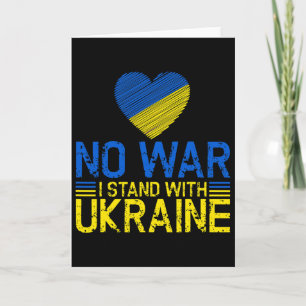 Ingen krig jag står med Ukraina avsluta krig främj Kort
