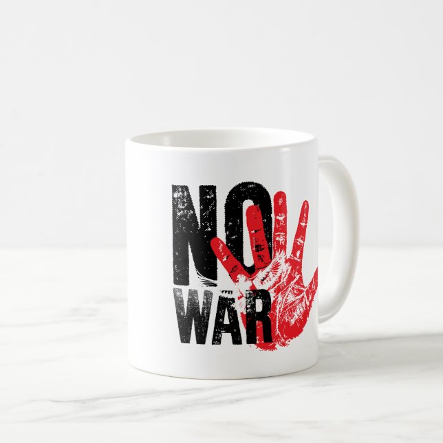 INGEN KRIG! radikal design för radikala tider! Kaffemugg (Framsida höger)