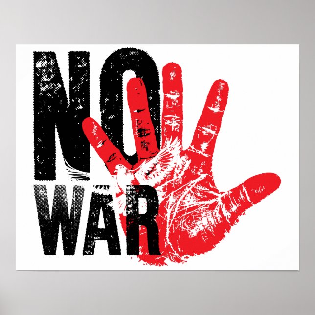INGEN KRIG! radikal design för radikala tider! Poster (Framsidan)