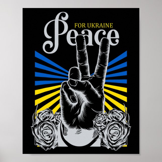 Ingen krigsfred för Ukraina Poster (Framsidan)