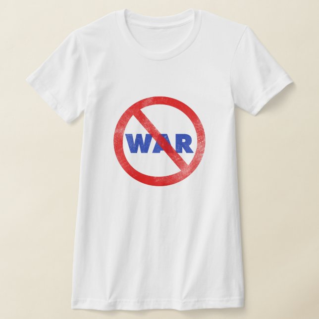 Ingen krigssymbol t shirt (Laydown)