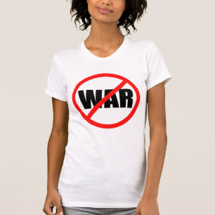 Ingen krigssymbol t shirt